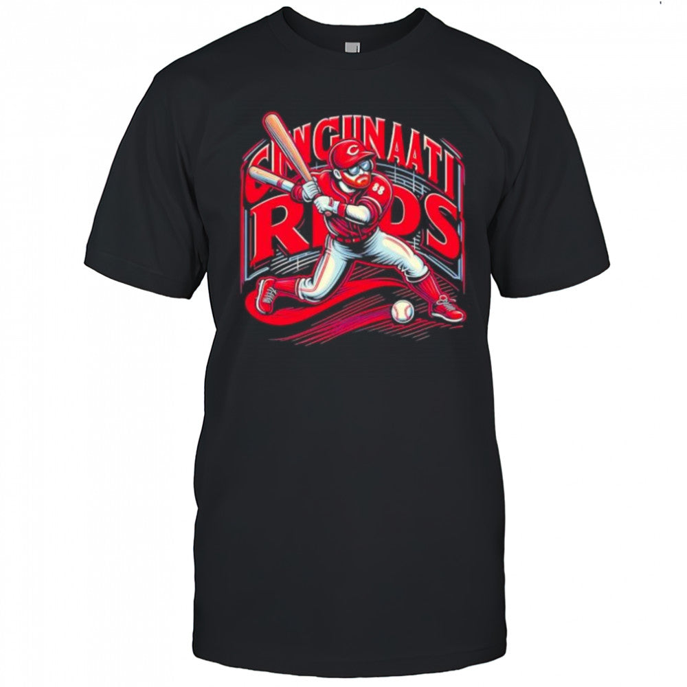 Cincinnati Reds player art shirt