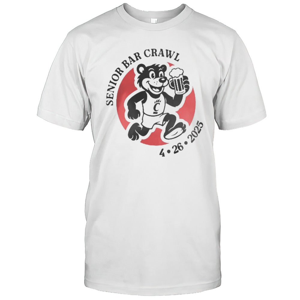 Cincinnati Senior Bar Crawl 4 26 2025 Shirt