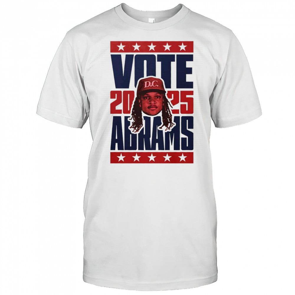 CJ Abrams 2025 Vote shirt