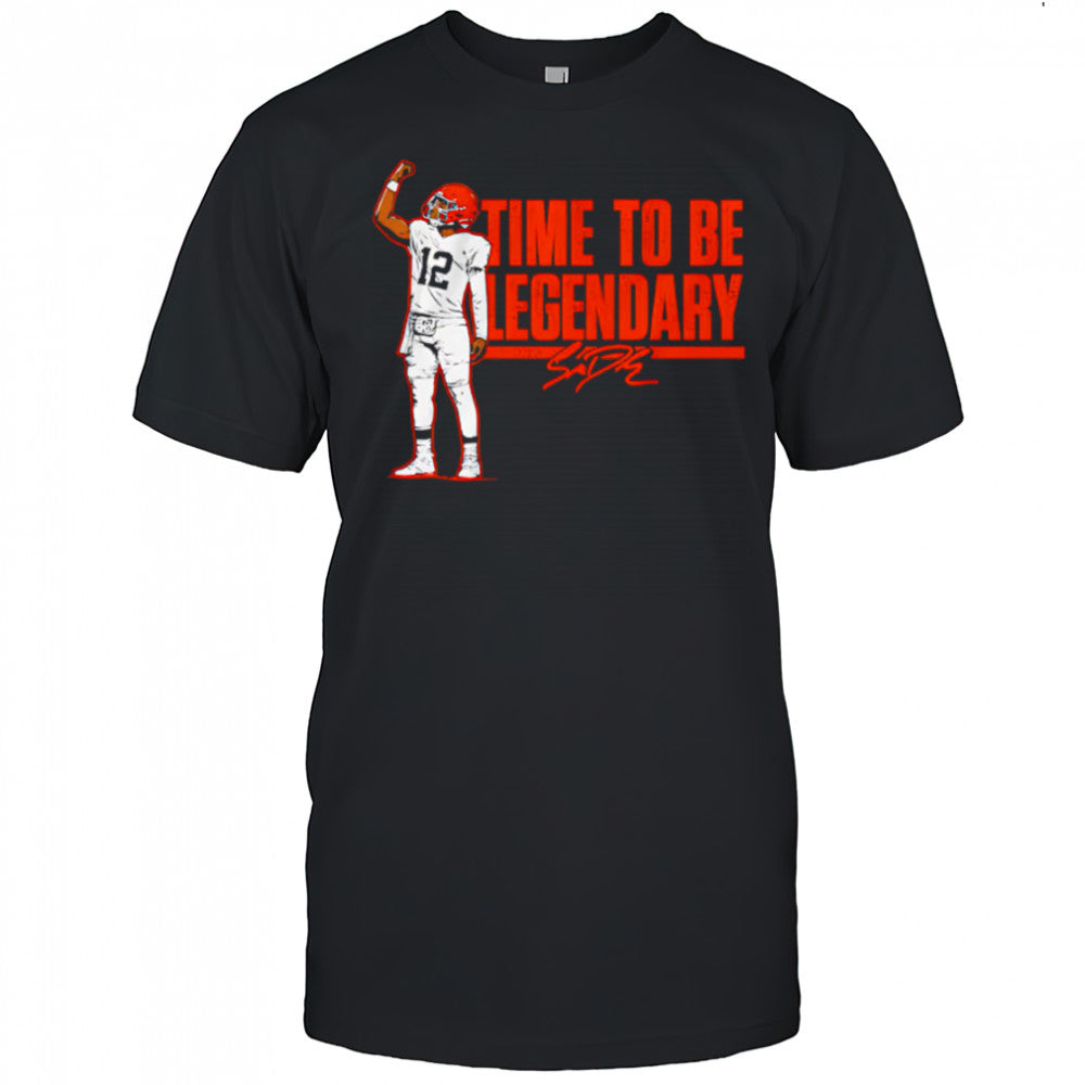 Cleveland Browns Shedeur Sanders Time To Be Legendary shirt