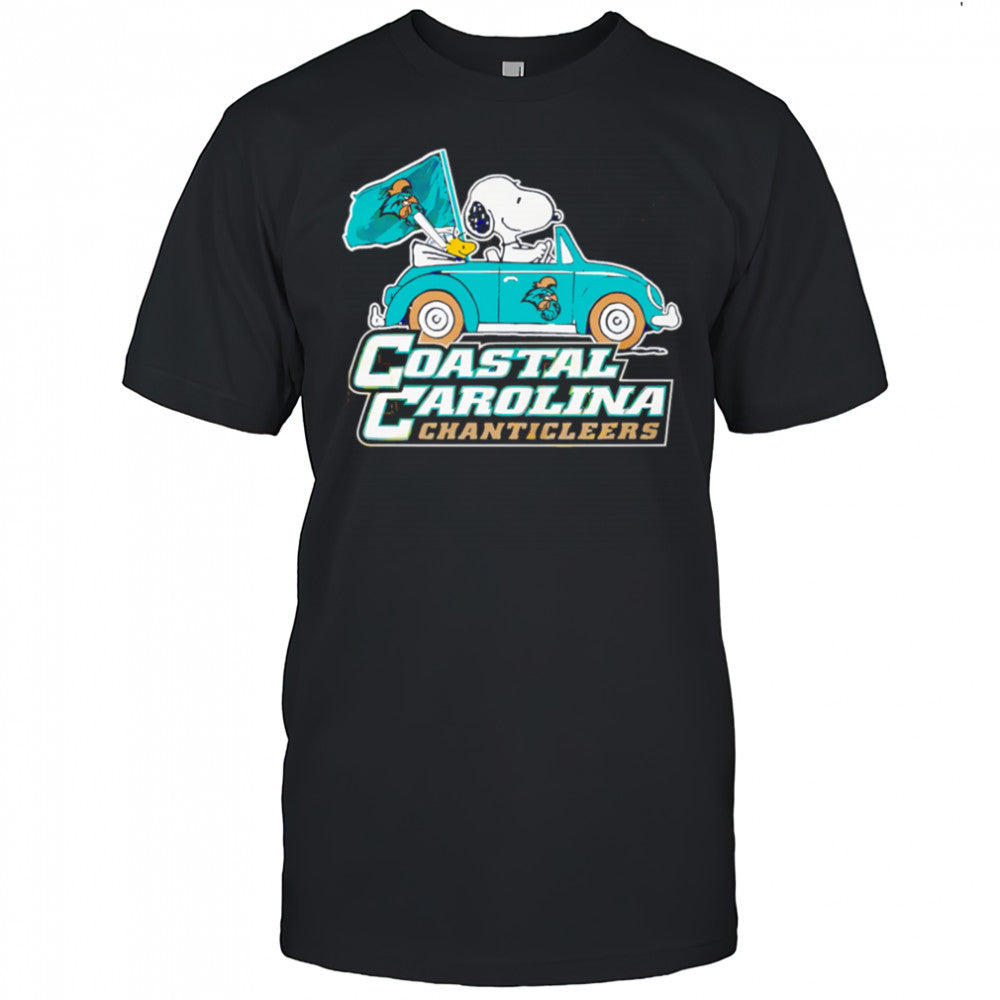 Coastal Carolina Chanticleers x Snoopy go by car shirt