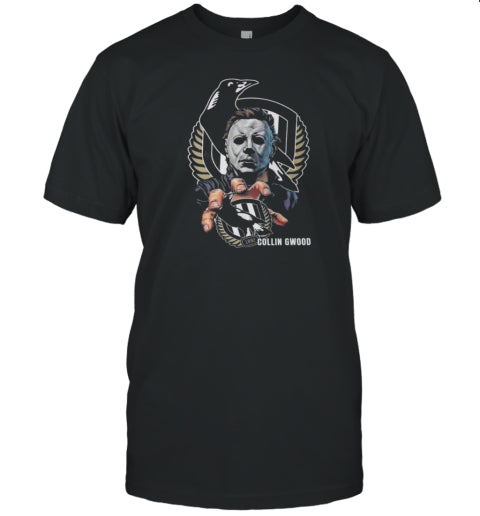 Collingwood Football Club AFL Halloween Michael Myers T Shirt