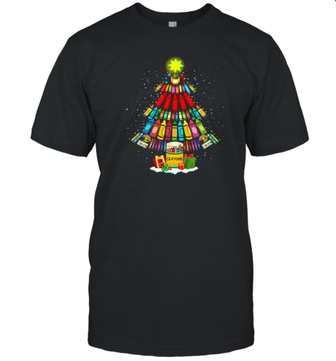Come And Paint A Christmas Tree With Me Teacher T Shirt