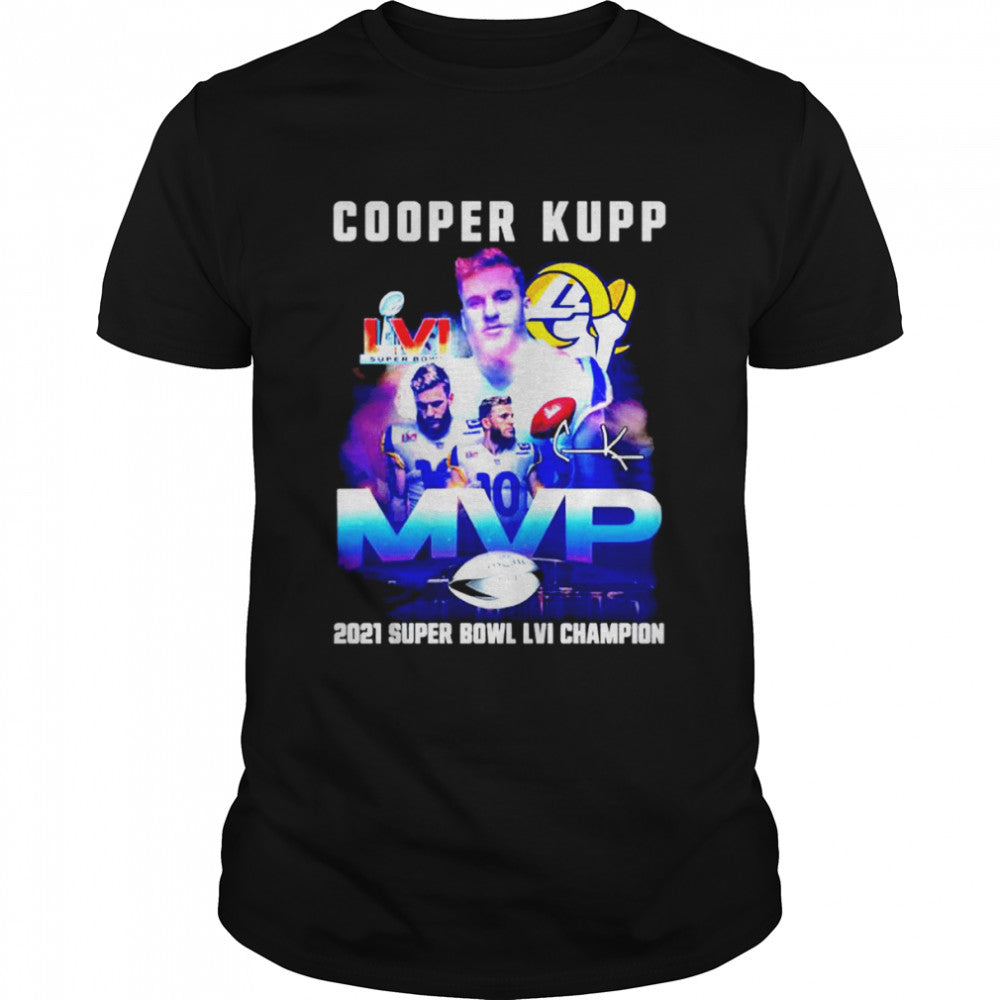 Cooper Kupp MVP Los Angeles Rams signature shirt