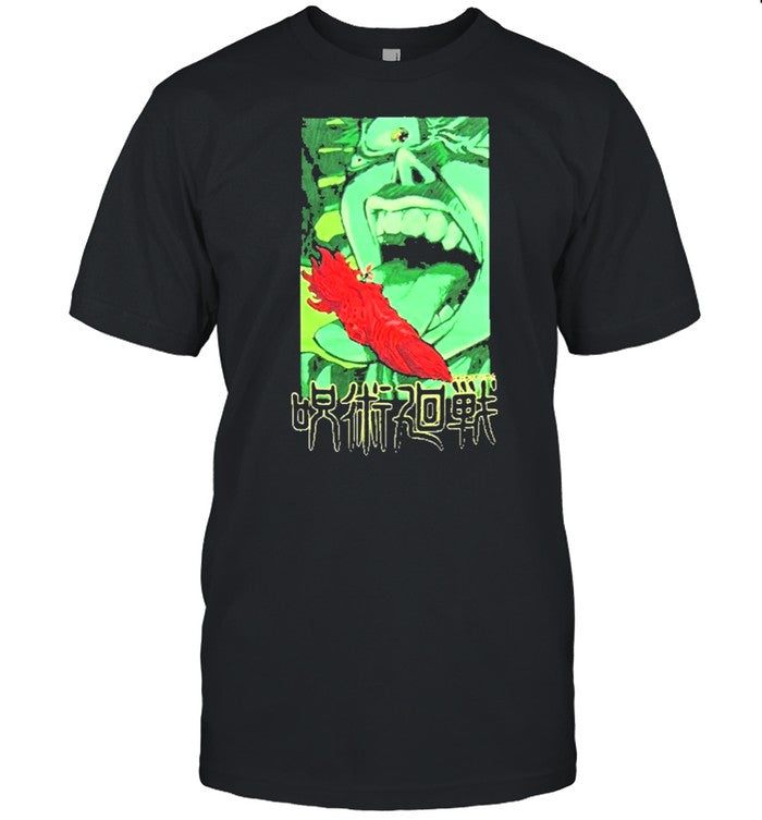 crunchyroll shop cr loves jujutsu kaisen sukuna and the cursed finger shirt