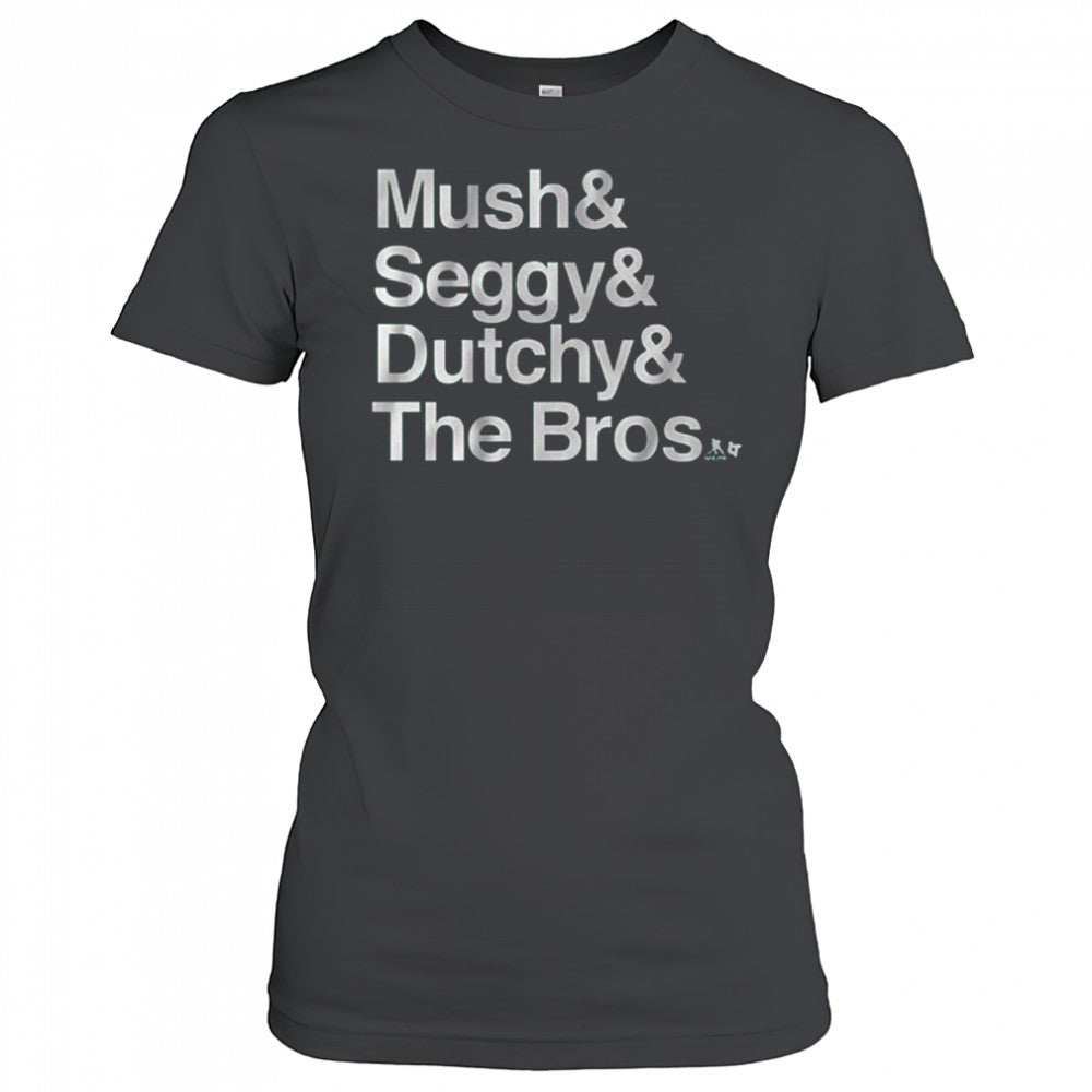 Dallas Stars Hockey Mush and Seggy and Dutchy and The Bros t shirt