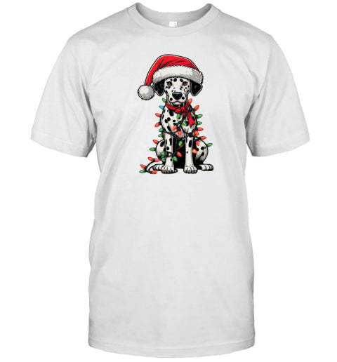 Dalmatian Dog Christmas T Shirt
