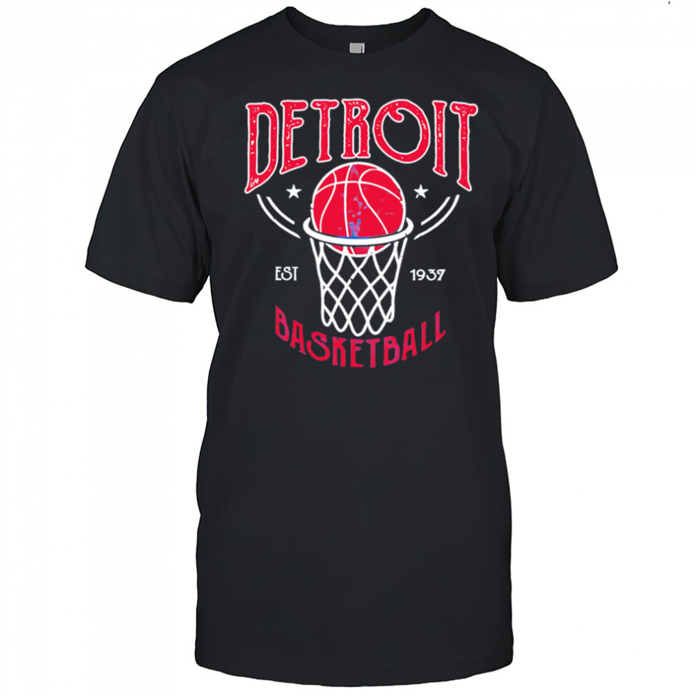 Detroit Basketball Vintage Est 1937 shirt