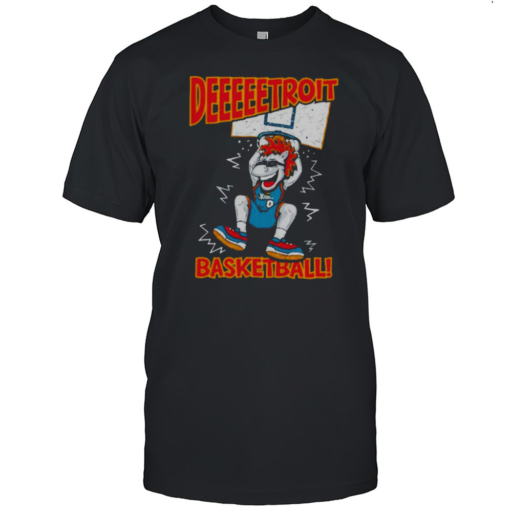 Detroit Pistons Deeetroit Basketball Jalen Duren Mascot Shirt