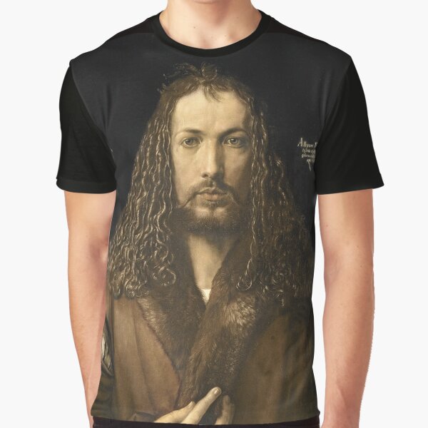 Albrecht Durer - Self Portrait At The Age Of Twenty - Eight Graphic T-Shirt for Sale by artcenter