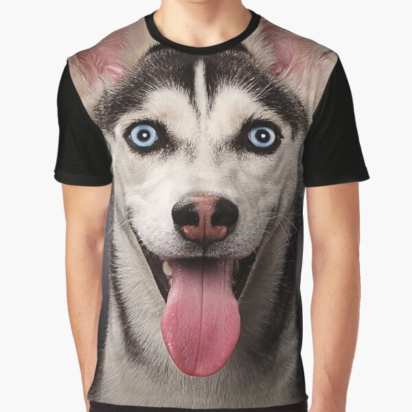 Siberian Husky Dog Animals Gifts Safe Face protection covering Men Women Graphic T-Shirt for Sale by DavosLLC