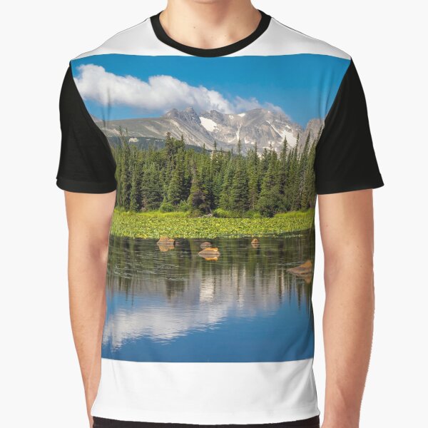 Red Rocks Lake Graphic T-Shirt for Sale by algill