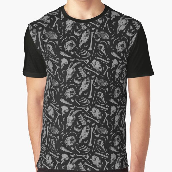 Bones Graphic T-Shirt for Sale by deniart