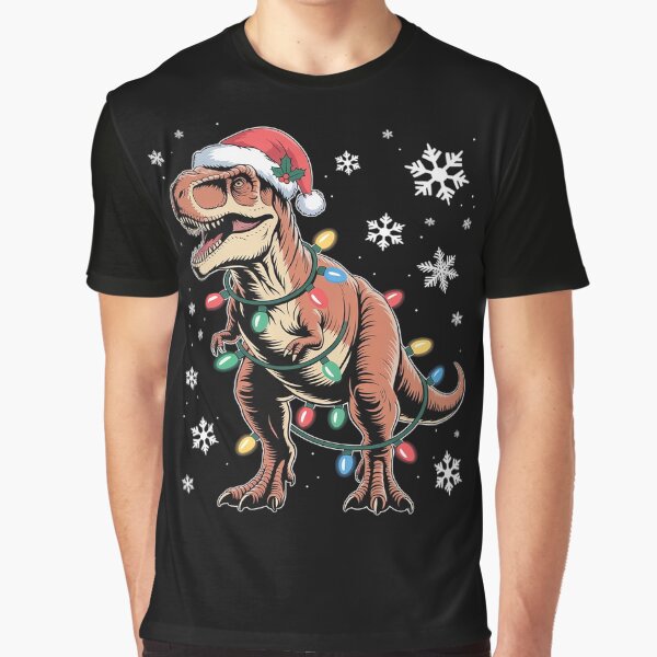 Dinosaur T-rex Tree Christmas Xmas Pet Dino Trex Graphic T-Shirt for Sale by MinaReinger