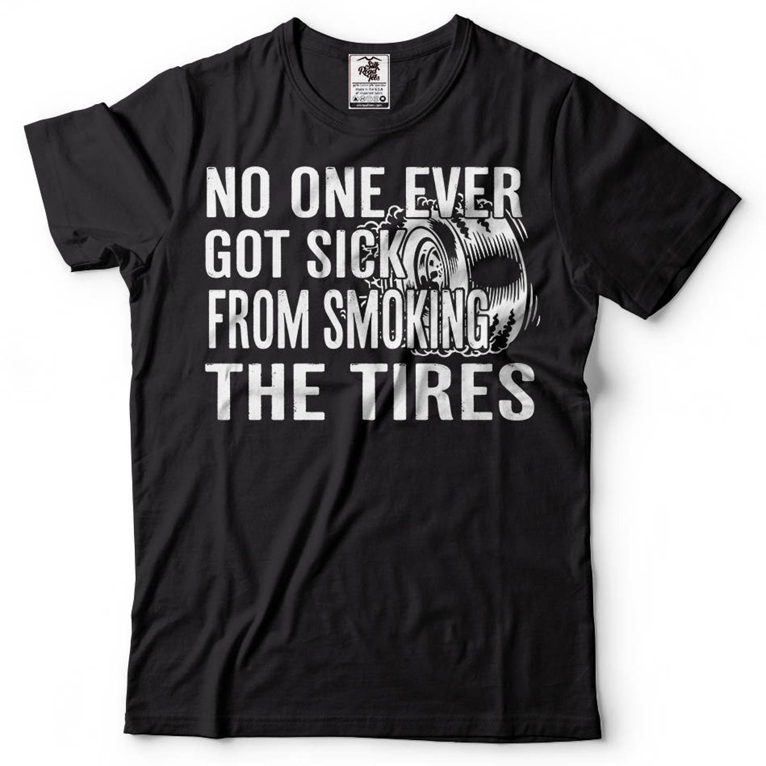 Car Enthusiast T-shirt, Burnout Smoking Tires Funny Gift, Birthday Car Lover Tee