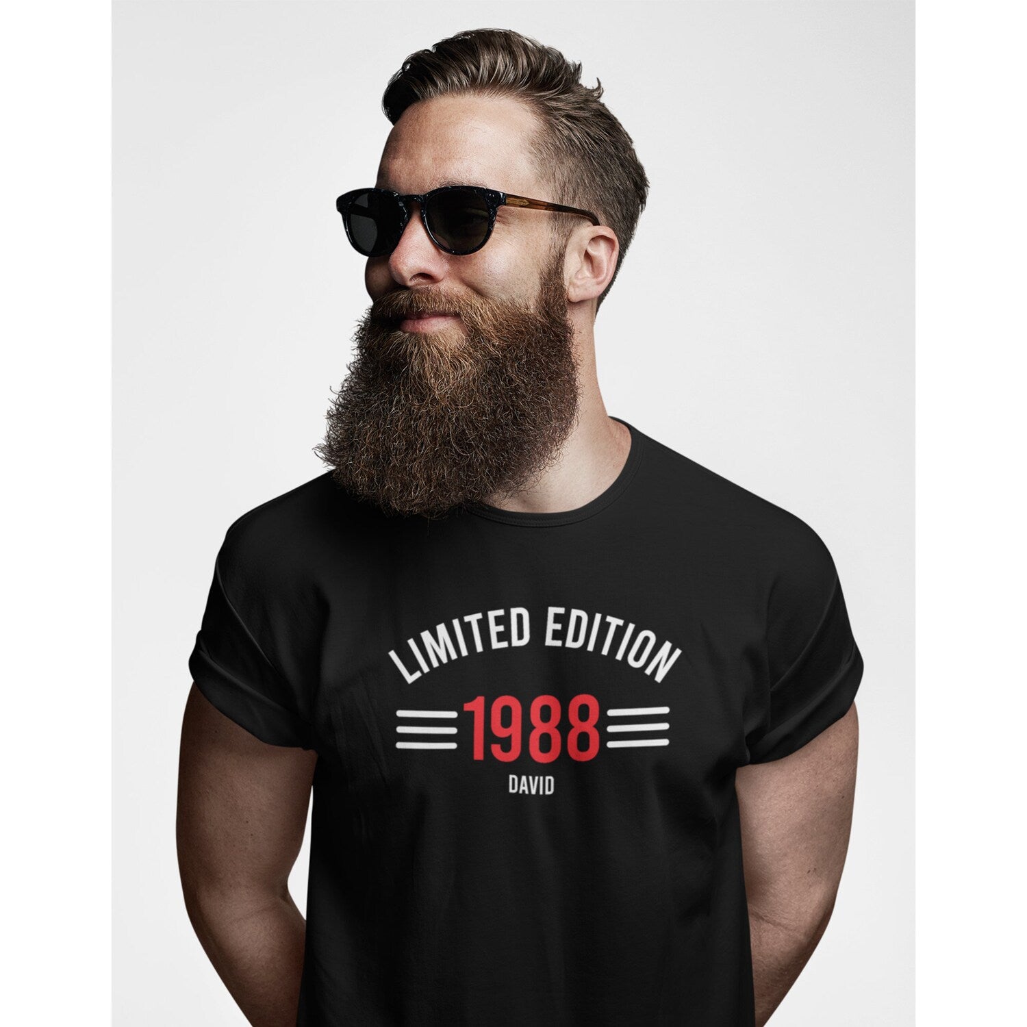 Customizable Birthday T-Shirt: Any Age 21st, 30th, 40th, 50th, Personalized Gift Tee