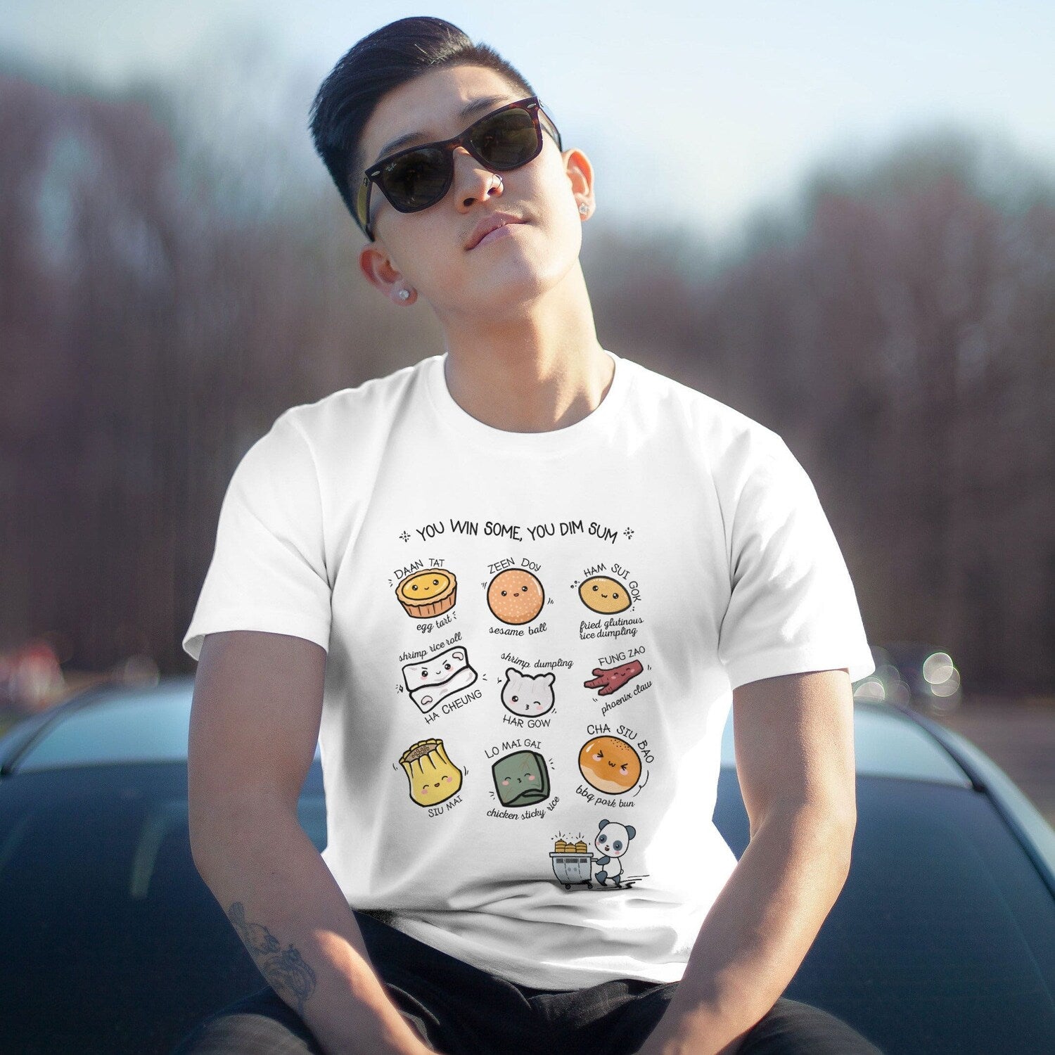 Cute Dim Sum T-Shirt: Kawaii Foodie Brunch Tee, Yum Cha Lover Gift