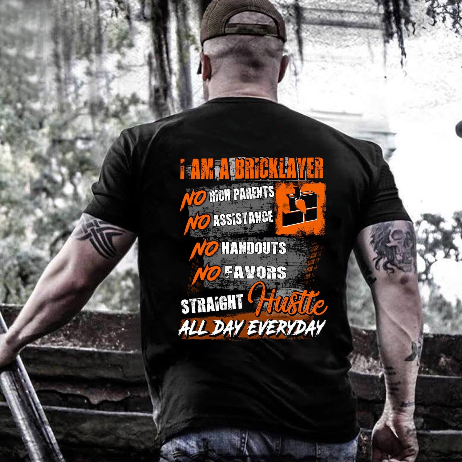 Bricklayer T-Shirt: Funny Trade Humor Tee, Construction Gift for Bricklayers