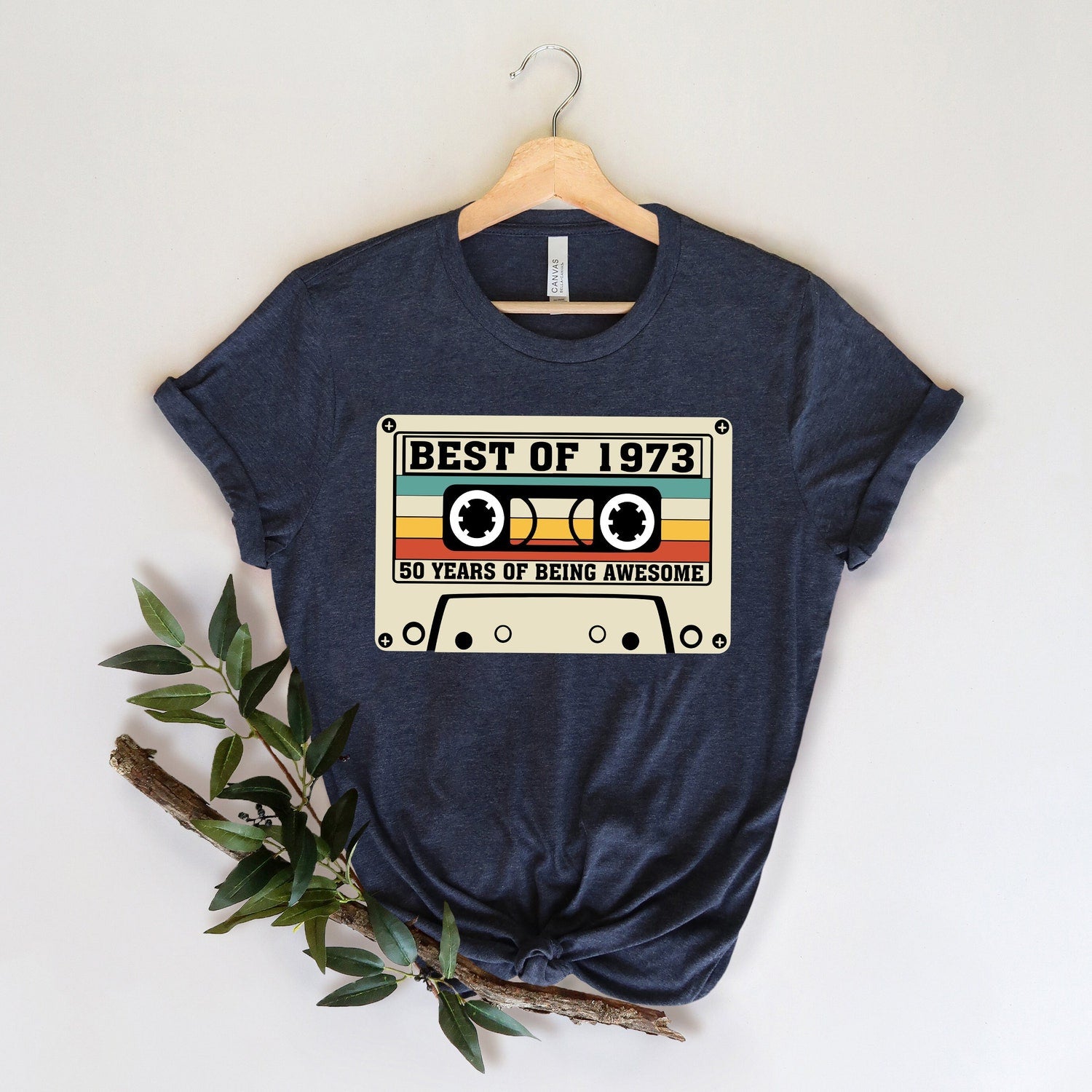 1973 50th Birthday T-Shirt: Limited Edition Cassette Retro Gift for Him & Her