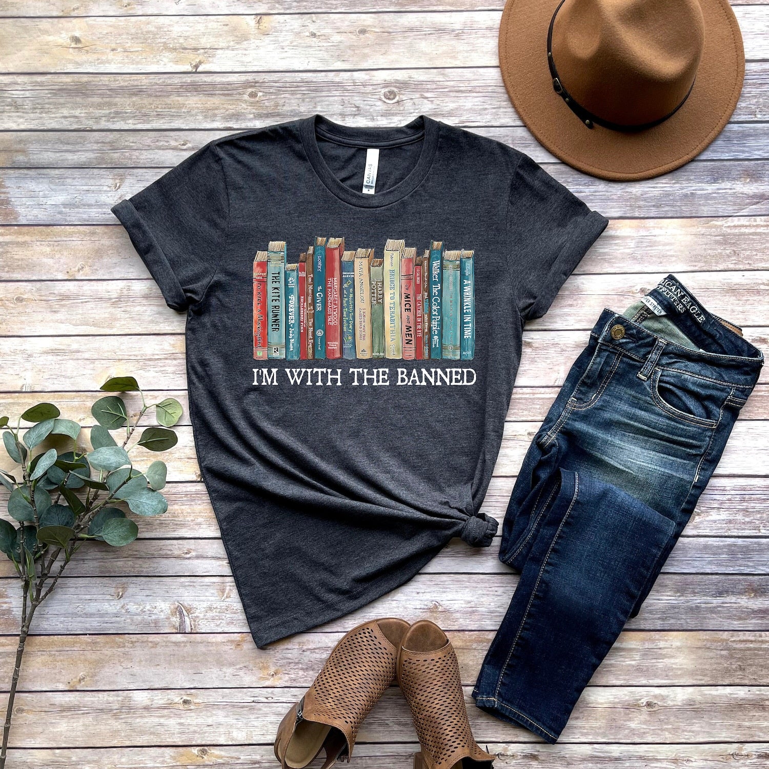 Banned Books Shirt, Reading Librarian Tee, Support Free Speech Apparel