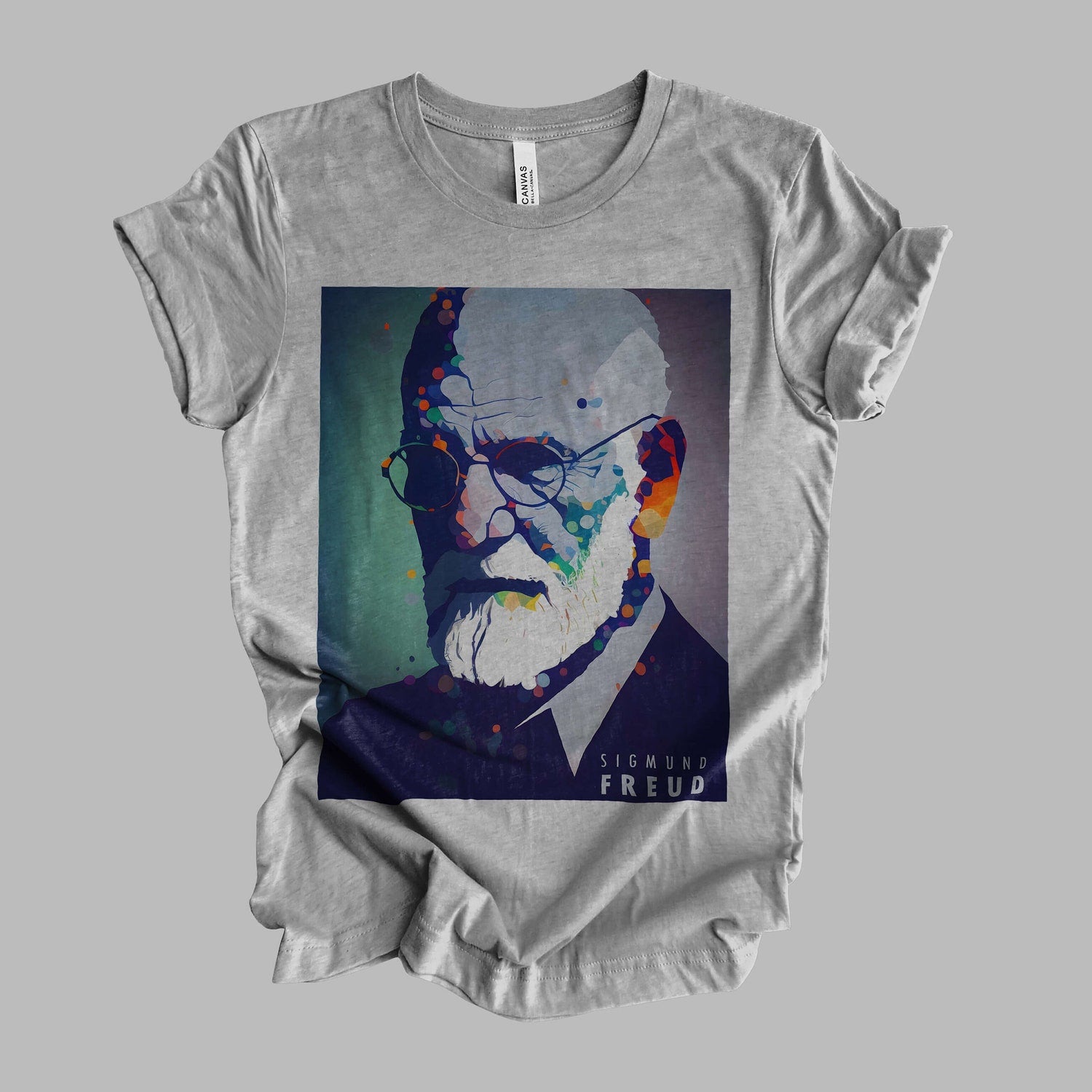 Sigmund Freud Retro Minimalist T-Shirt | Psychology Gift Unisex Tshirt Shirt | Mindspring Retreat