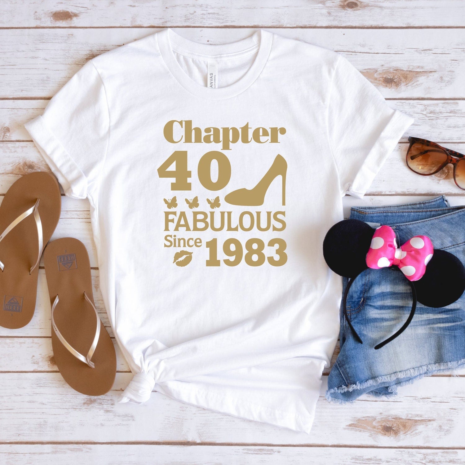 Customizable Chapter Birthday Tshirt, Fabulous Since Tshirt, Birthday Gift T-shirt, Birthday T-shirt, Customizable Chapter Birthday T-shirt
