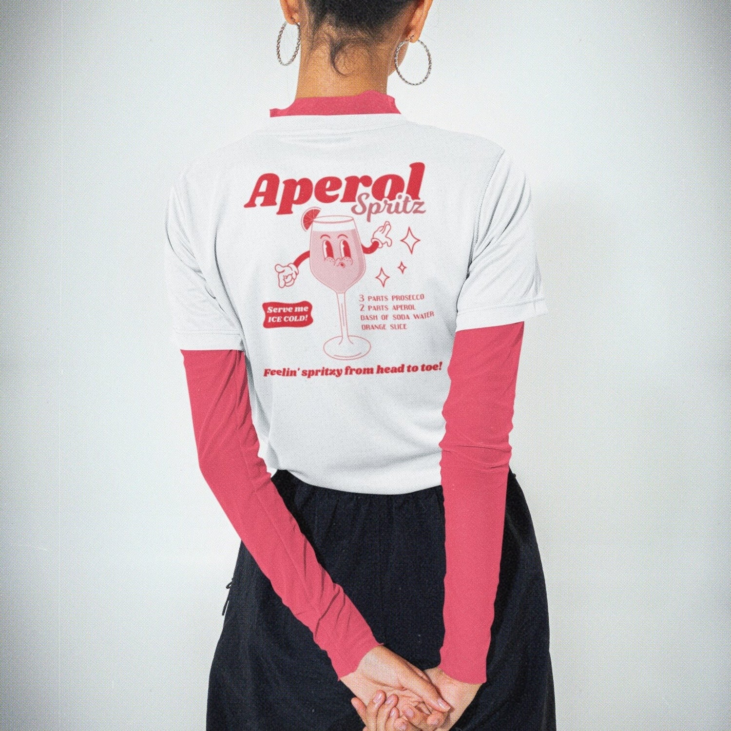 Aperol Spritz T Shirt, Unisex T Shirt, Aperol Drink shirt, Summer Pop art shirt Gift for her Funny Retro shirt tumblr Aesthetic clothing