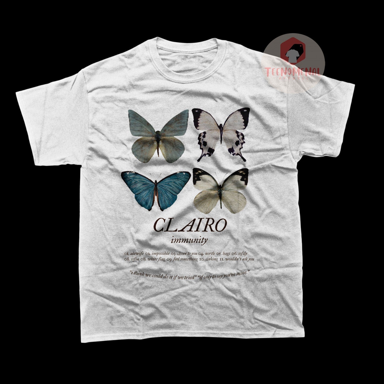 Clairo Unisex T-Shirt - Immunity Album Tee - Music Merch For Gift - Printed Music Poster