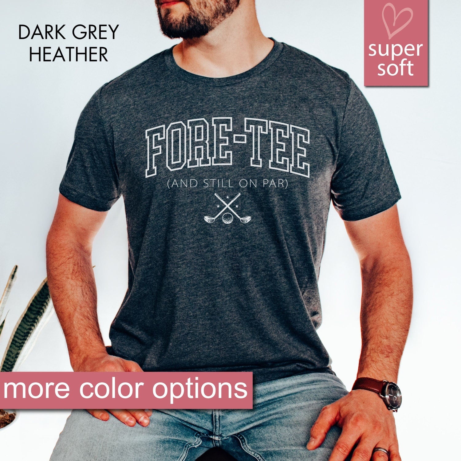 40th Birthday Golf Shirt, Four-Tee And Still On Par Shirts, 40th Birthday Gifts, Golfing Gift For 40th, Golf Balls 40 Birthday Gift, Grandpa