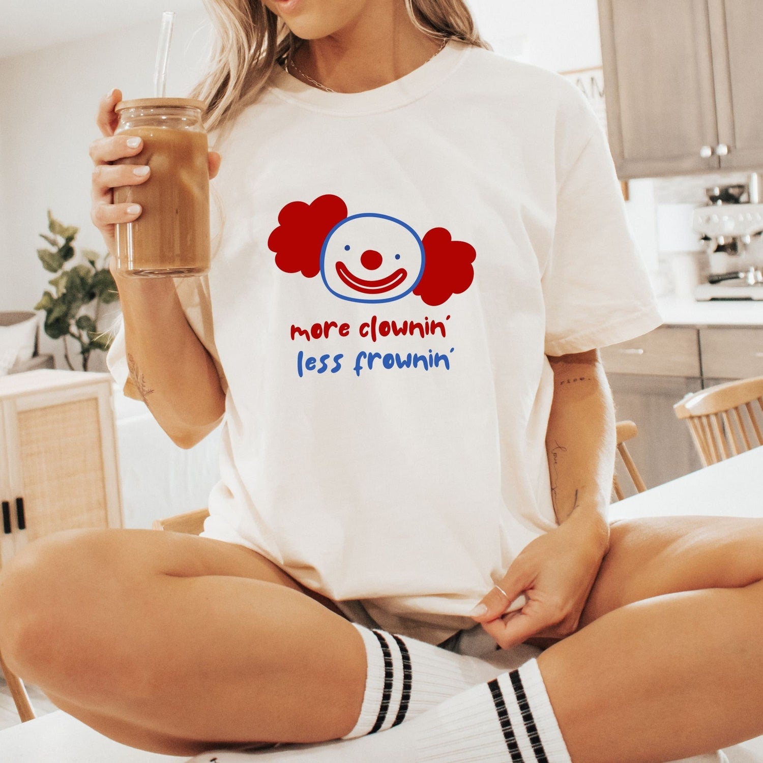 Clown Shirt, Clowncore shirt, clown shirt, Clown core, comfort colors, cute graphic tshirt, born to clown