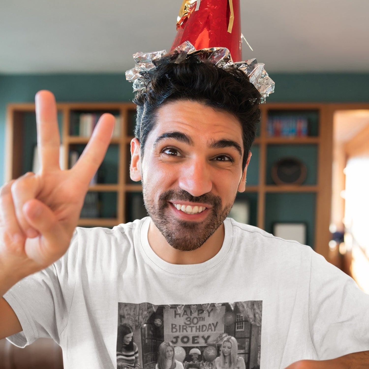 Birthday Party Group T-Shirt | Friends Vintage Tee |  Joey Tribbiani | Friends | 90s | Joey Tribbiani Friends | Retro | Why God Why