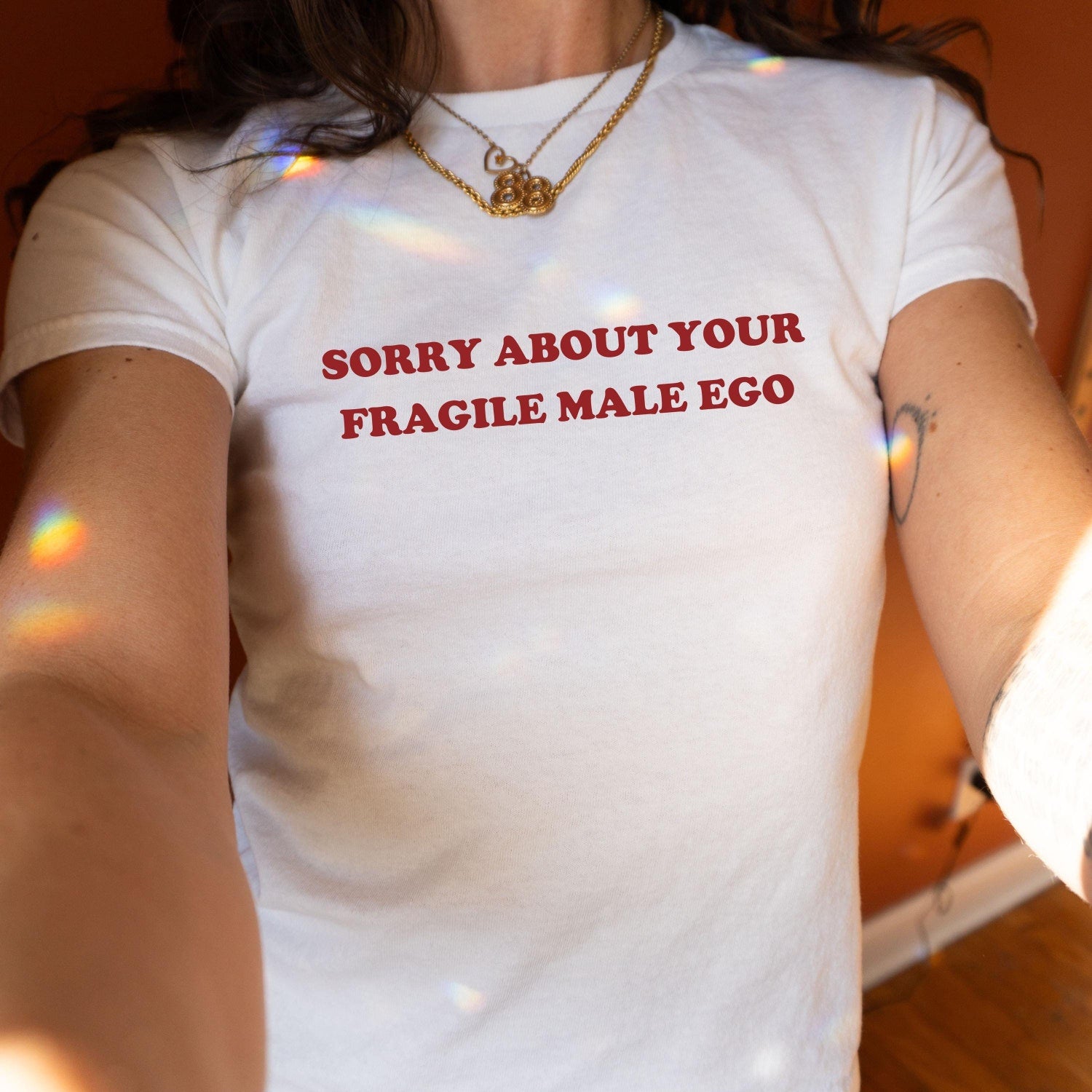 Y2k Baby Tee Funny Quote Shirt Unhinged Feminist Baby Tee Coquette Aesthetic Feminism Baby Tee Women's 90s Graphic BabyTee Gift For Feminist