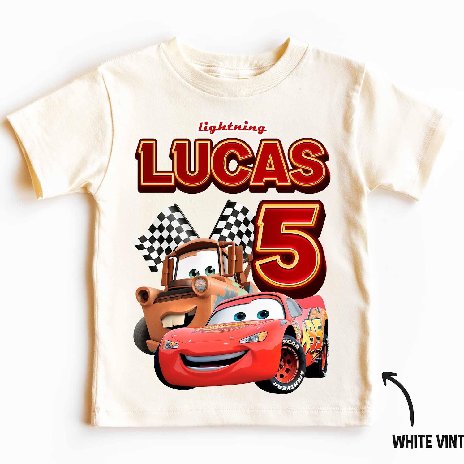Cars Lightning McQueen Custom Birthday T-Shirt, Mater Birthday Tee, Watercolor Racing T Shirt, Birthday Boy, Birthday Girl