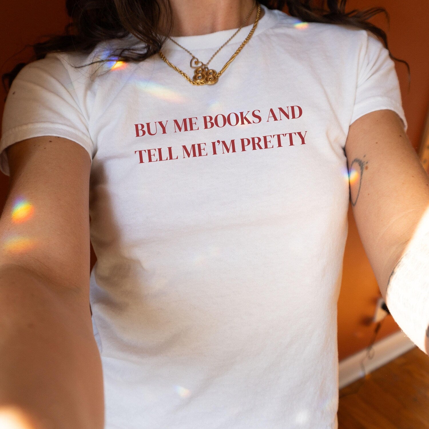 Book Lover Shirt Y2k Baby Tee Coquette Aesthetic 2000's Clothes For Girls Who Love Reading Shirt Subtle Bookish Babytee Cute Gift For Women