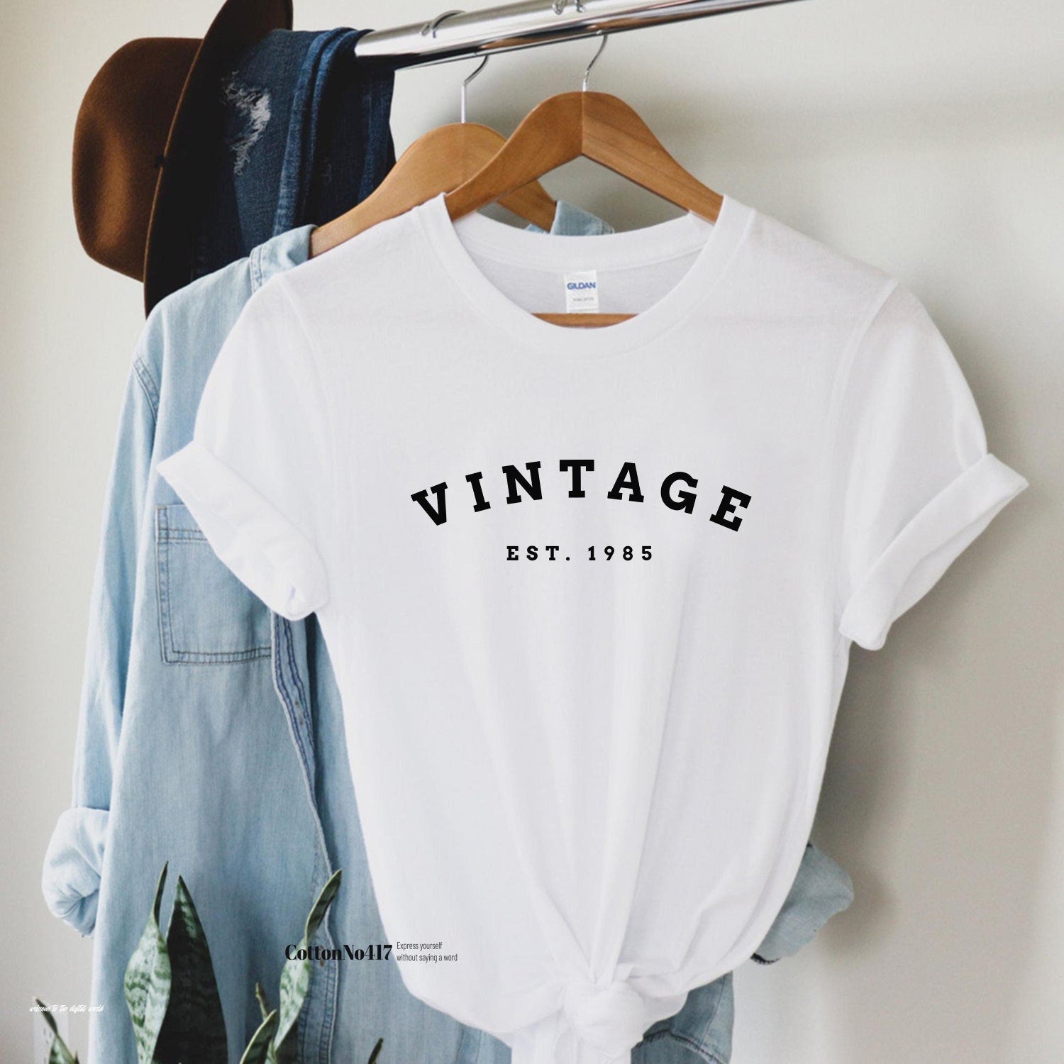 40th birthday gift shirt, Vintage Est 1985, 40th Birthday Shirt, Birthday Gift for him and her, 40th Birthday Present, Unisex