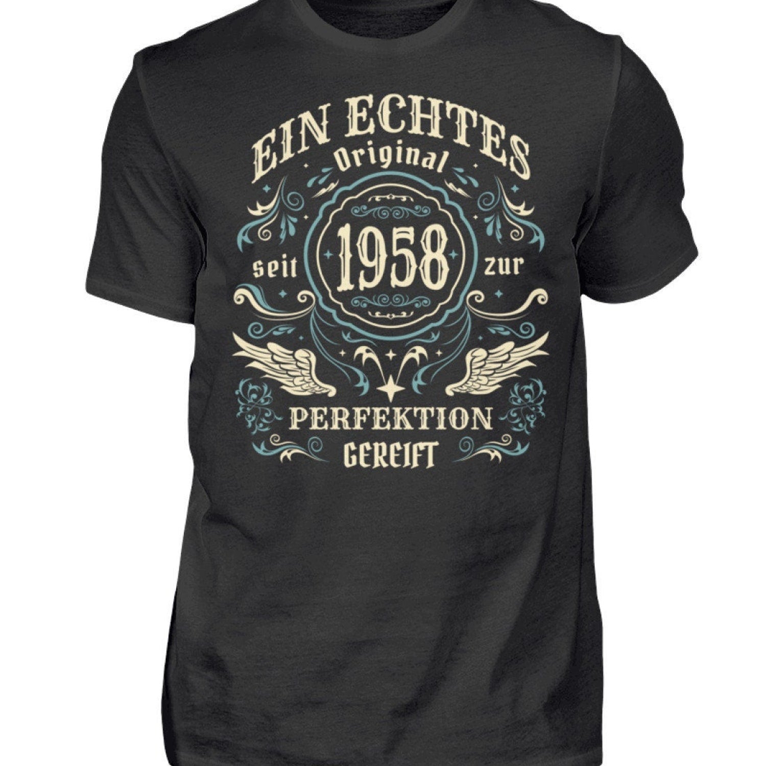 67th Birthday Gift T-Shirt | Husband Wife Dad Mom | 67 Years | A True Original 1958 - Shirt