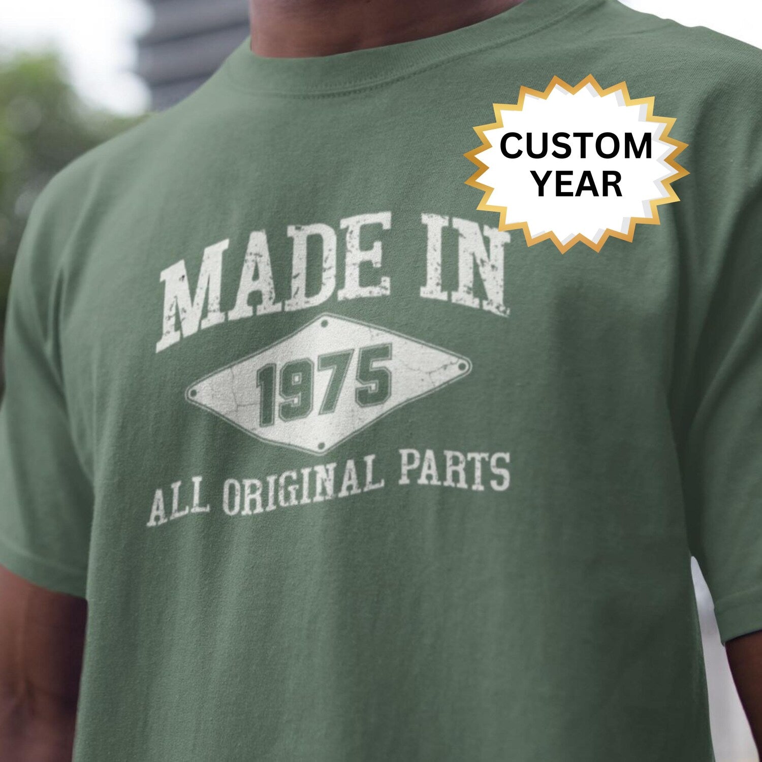50th Birthday Gift: 1975 Vintage T-Shirt for Men