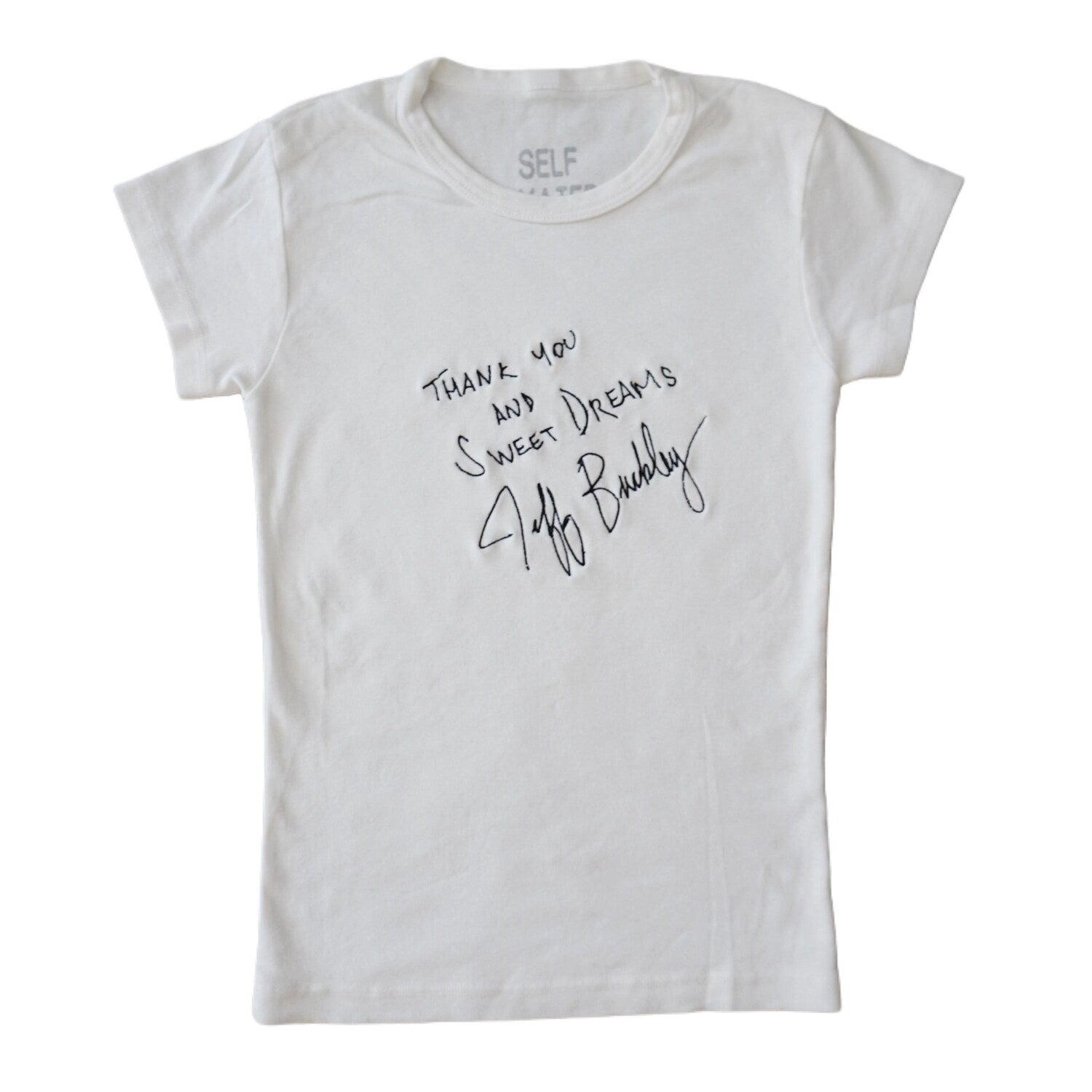 Thank you and sweet dreams Jeff Buckley embroidered baby tee l Jeff Buckley graphic tees