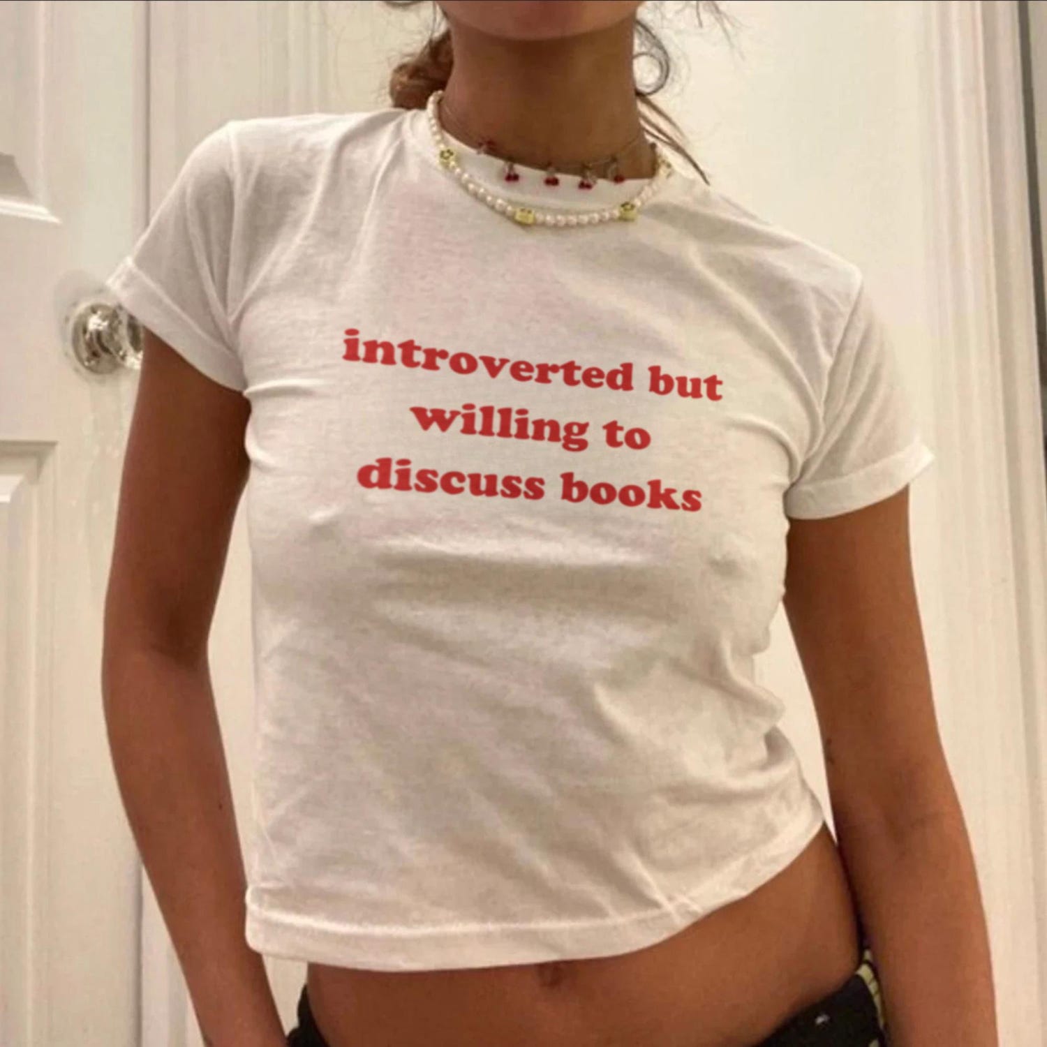 Funny Book Lover Shirt, Y2K Baby Tee, Y2K Coquette Baby Tee, Bookish Baby Tee, 2000s Aesthetic Tee, Funny Reading T-Shirt, Bookworm Baby Tee