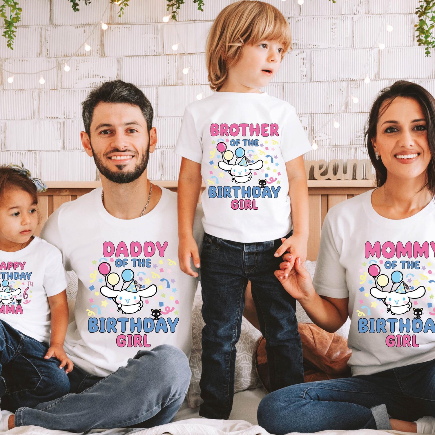 Cinnamoroll Birthday T-Shirt Birthday Shirt, Birthday Girl Shirt, Custom Birthday Shirt Girls, Cute Tees, Anime Manga Shirt, Anime T-shirts