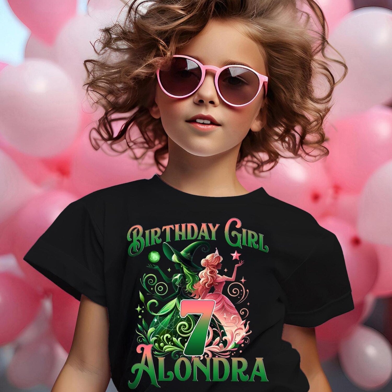 Custom Wicked Birthday Shirt, Wizard Themed Birthday Party Tee, Wicked Shirt for Birthday Girl, Wizard Birthday Tee