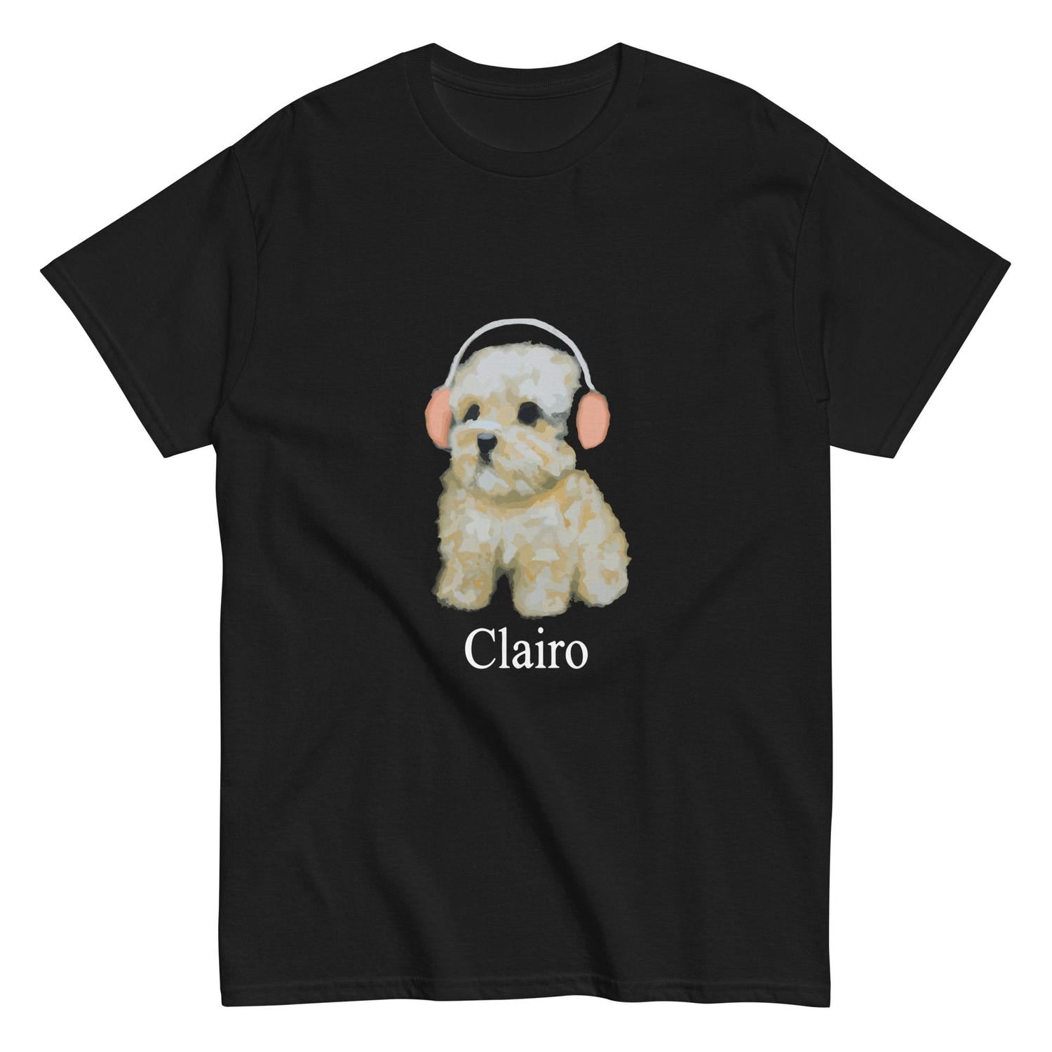 Clairo Dog Headphones Shirt: Funny Indie Music Meme Tee