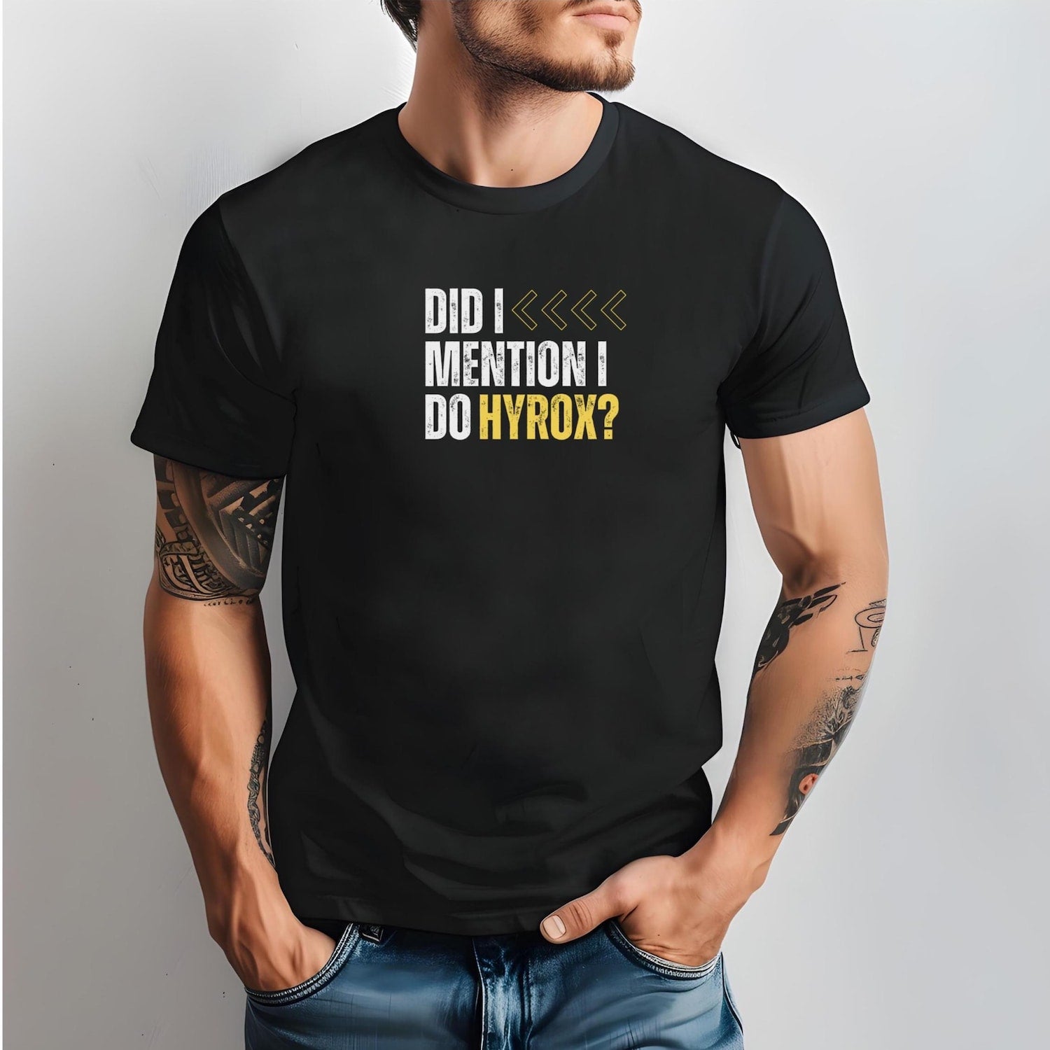 Did I mention I do HYROX t-shirt,HYROX Enthusiasts tee,Funny Hyrox Tshirt,Fitness gift for him,Fitness gift for her,Hyrox Birthday,HYROX