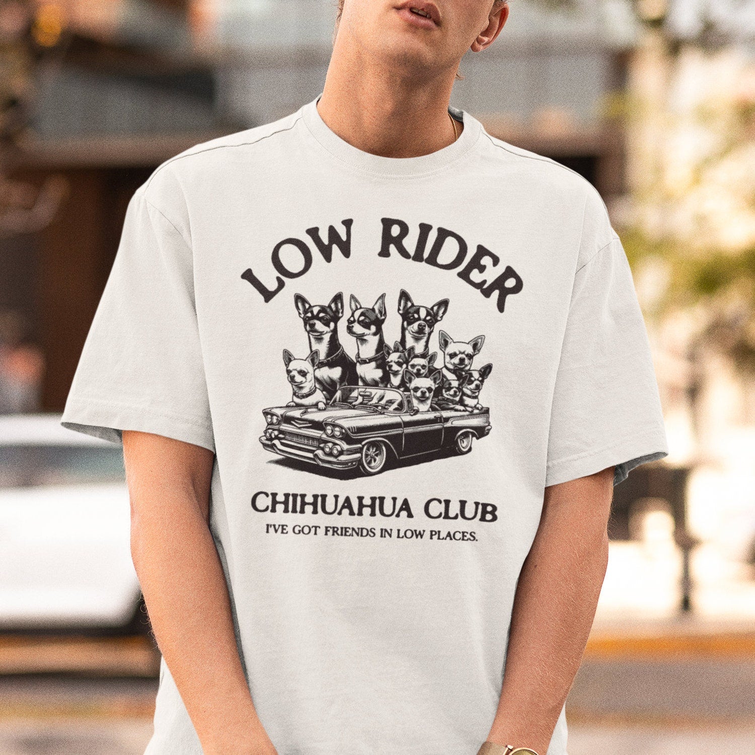 Chihuahua Mom Dad T-Shirt: Dog Lover Gift, Birthday & Christmas Present Tee