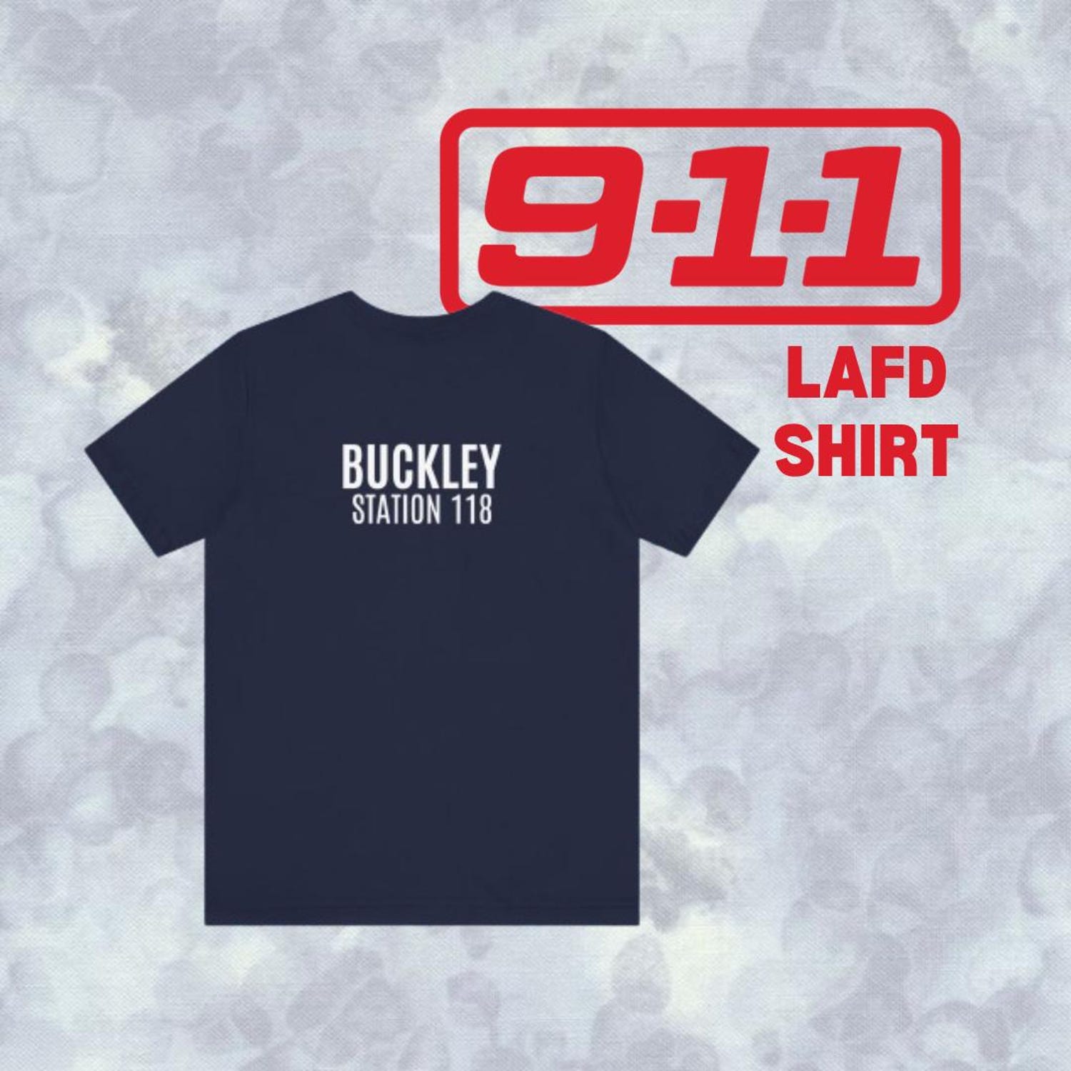 9-1-1 TV Show LAFD T-Shirt - Evan Buckley, Eddie Diaz, Bobby Nash, Hen Wilson, Chimney Han, Buddie Buckley-Diaz, or Custom!