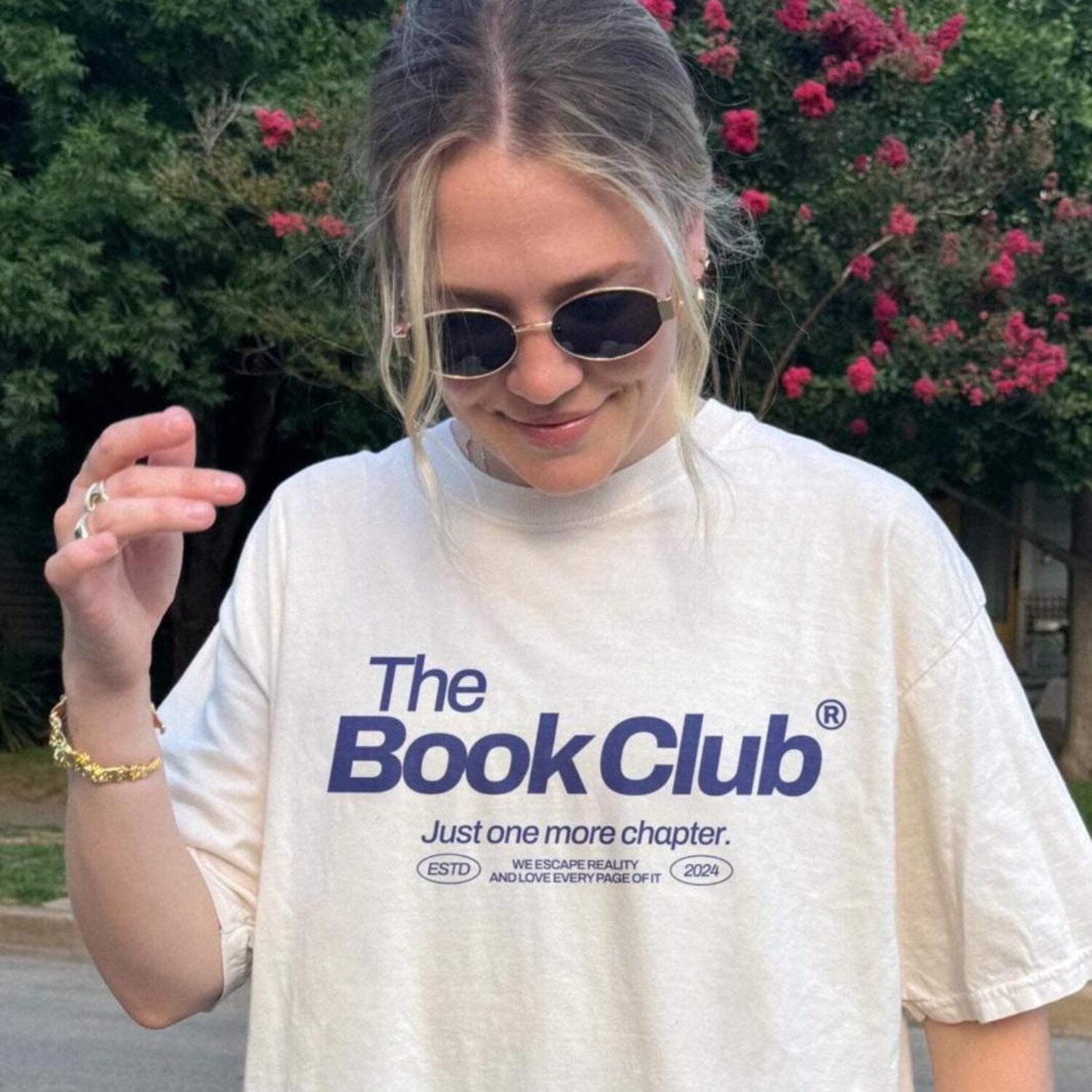 The Book Club T-Shirt â Bookish Merch Tee for Readers, Just One More Chapter Shirt, Aesthetic Book Lover Gift, Cozy Reader Tee
