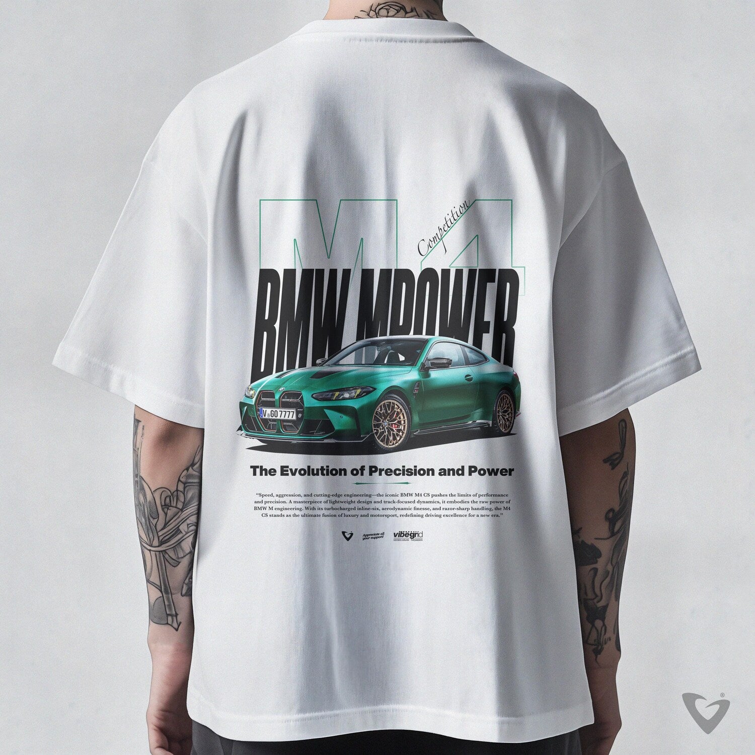 BMW M4 Competition Car T-Shirt: Original Art Design, Gift for Car Guys & Dad