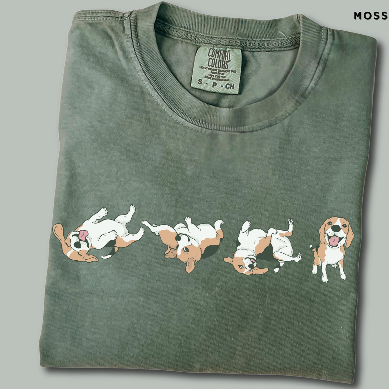 Beagle Comfort Color shirt Dog Mom Dad Gift Funny Happy Smiling Puppy Tee Cute Pet Lover Present Fathers Day Mothers Day Beagle gift