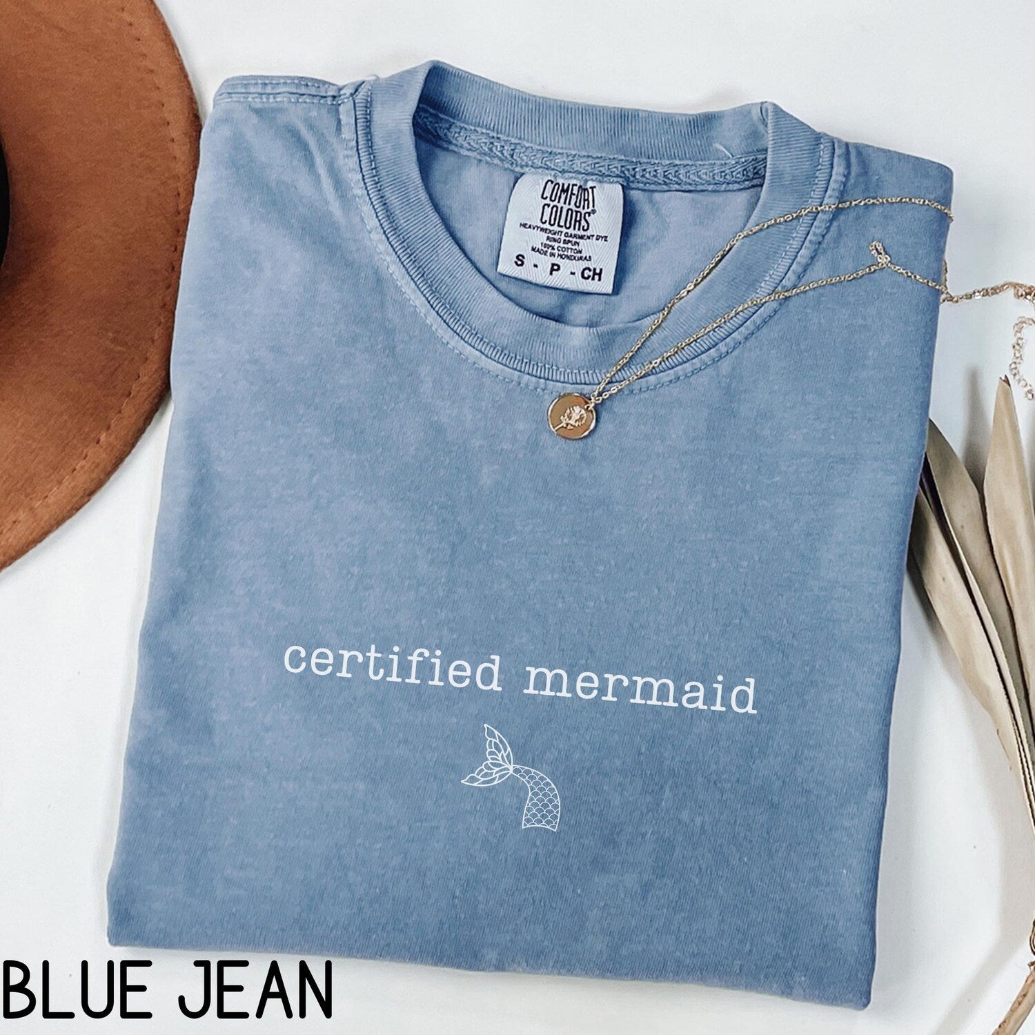 Certified Mermaid Shirt, Comfort ColorsÂ® Summer Beach Lover Tshirt, Ocean Lover Gift, Cute Vacation Shirt, Swimming Lover, Scuba Diving Gift