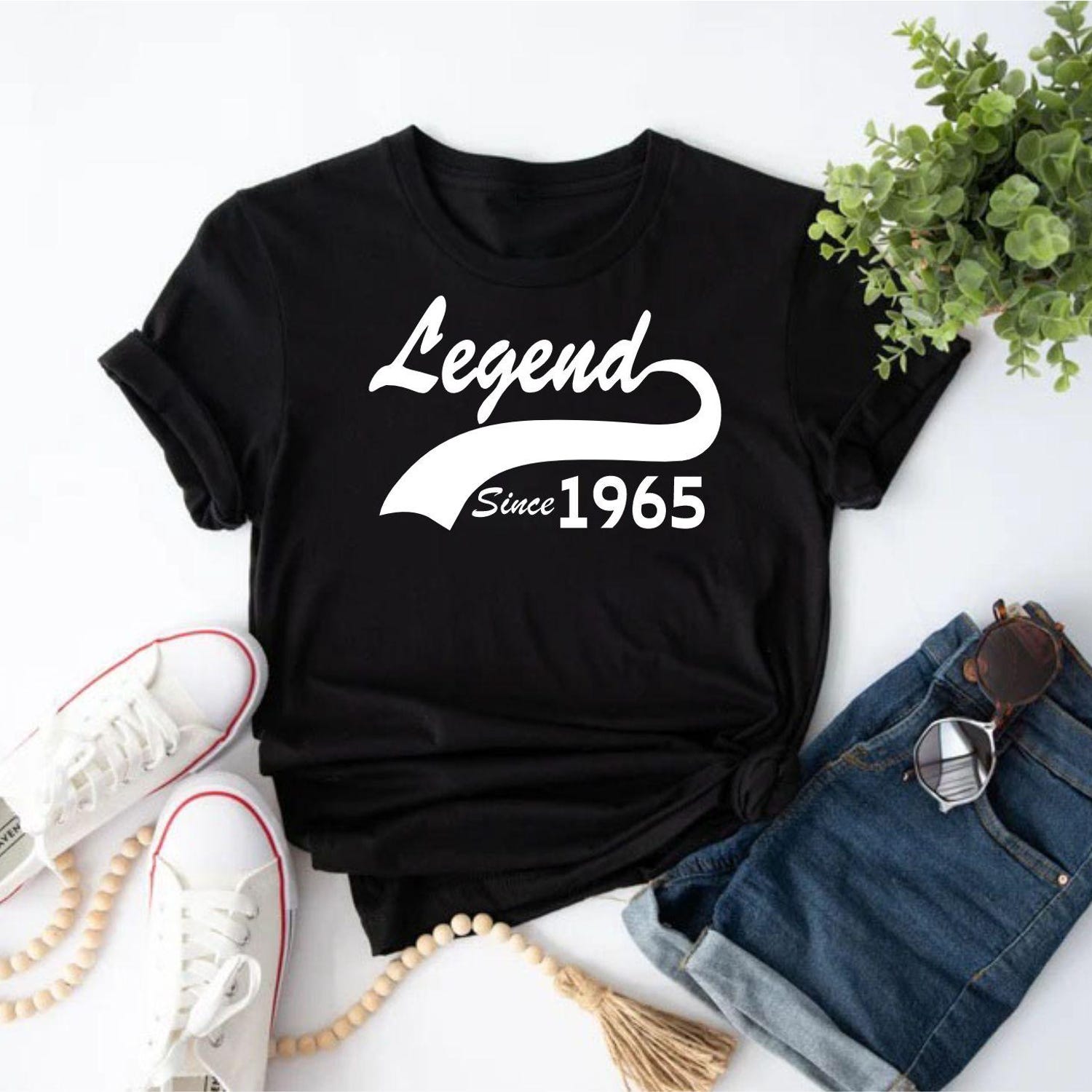 60th Birthday Gift T-Shirt, Legend Since 1965 T-Shirt, Official 60 Years Old